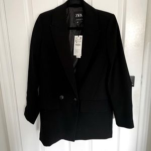 Black oversized Zara blazer